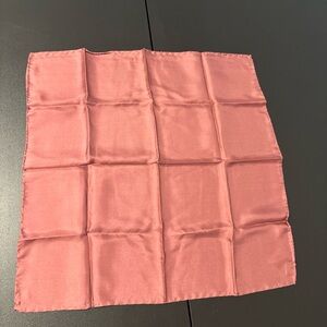 Rose satin pocket square 17”x17”